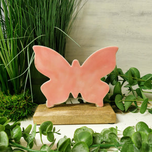 Schmetterling, rosa, 16 cm