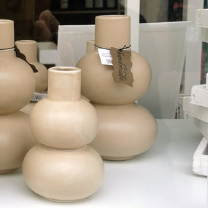 Vase beige 16,5 cm